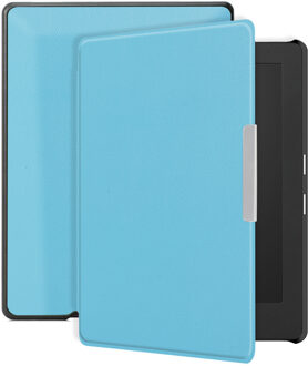 Lunso Kobo Aura H20 Edition 1 hoes (6.8 inch) - sleep cover - Lichtblauw