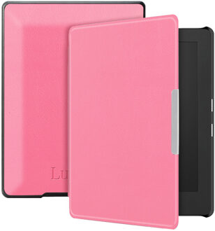 Lunso Kobo Aura H20 Edition 1 hoes (6.8 inch) - sleep cover - Lichtroze