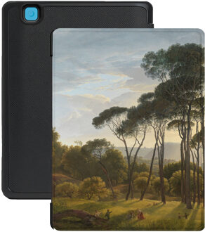 Lunso Kobo Aura H20 Edition 2 hoesje (6.8 inch) - Vegan Saffiano Leren Sleep Cover - Italian Landscape Meerdere kleuren
