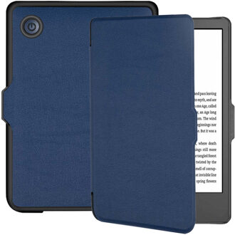 Lunso Kobo Clara 2E hoes (6 inch) - sleep cover - Blauw
