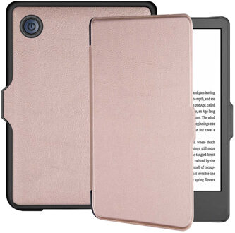 Lunso Kobo Clara 2E hoes (6 inch) - sleep cover - Rose Goud