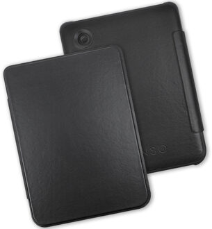 Lunso Kobo Clara BW / Clara Colour hoes (6 inch) - echt leren sleepcover - Zwart