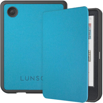 Lunso Kobo Clara BW / Clara Colour hoes (6 inch) - sleepcover - Lichtblauw