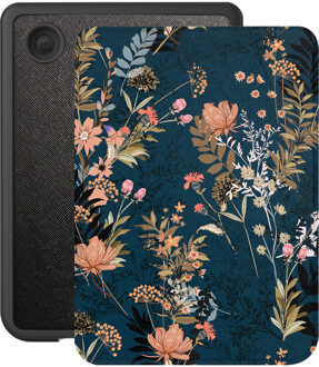 Lunso Kobo Clara BW / Clara Colour hoes (6 inch) - Vegan Saffiano Leren sleepcover - Urban Park Blauw, Meerdere kleuren