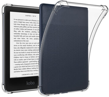 Lunso Kobo Clara HD hoes (6 inch) - TPU Backcover - Transparant