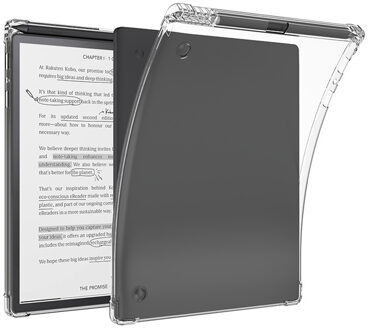 Lunso Kobo Elipsa 2E hoes (10 inch) - TPU Backcover - Transparant