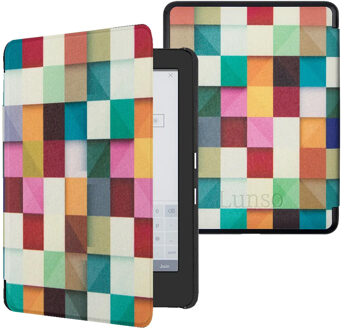 Lunso Kobo Glo / Glo HD / Touch 2.0 hoes (6 inch) - sleep cover - Blokken Meerdere kleuren