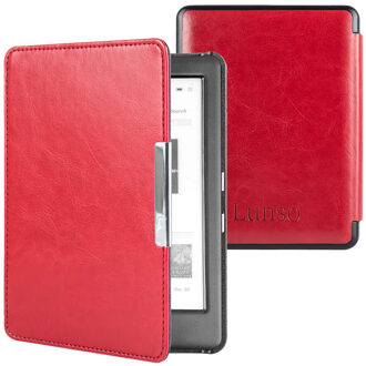 Lunso Kobo Glo / Glo HD / Touch 2.0 hoes (6 inch) - sleep cover - Rood