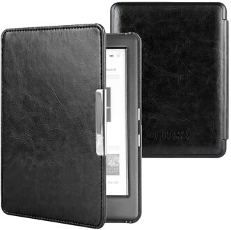 Lunso Kobo Glo / Glo HD / Touch 2.0 hoes (6 inch) - sleepcover - Zwart