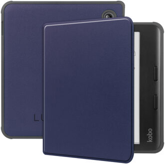 Lunso Kobo Libra Colour hoes (7 inch) - sleepcover - Donkerblauw