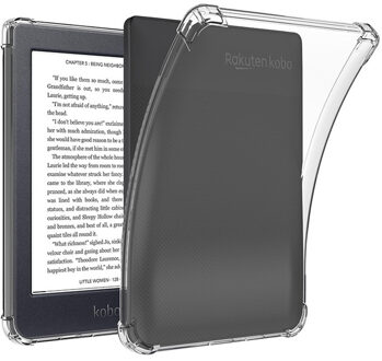 Lunso Kobo Nia hoes (6 inch) - TPU Backcover - Transparant