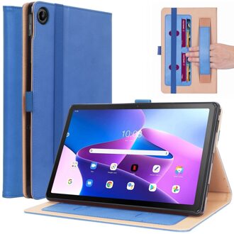 Lunso Lenovo Tab M10 Plus Gen 3 (3e generatie) - Luxe Bookcase hoes - Lichtblauw