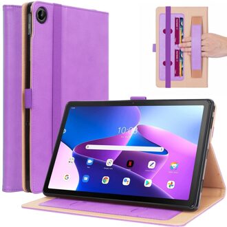 Lunso Lenovo Tab M10 Plus Gen 3 (3e generatie) - Luxe Bookcase hoes - Paars