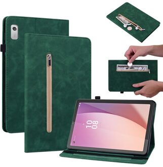 Lunso Lenovo Tab M9 (9 inch) - Luxe Bookcase hoes - Groen