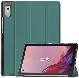 Lunso Lenovo Tab M9 (9 inch) - Tri-Fold Bookcase hoes - Groen