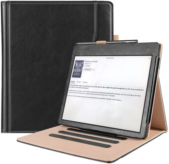 Lunso Luxe sleepcover stand hoes - Kobo Elipsa (10.3 inch) - Zwart