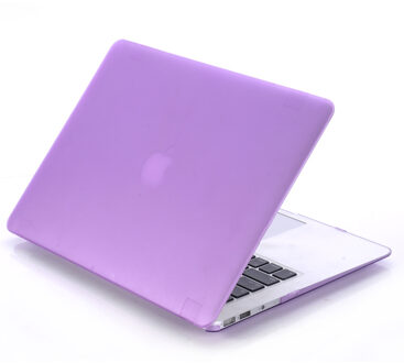 Lunso MacBook Air 13 inch (2010-2017) cover hoes - case - Mat Paars