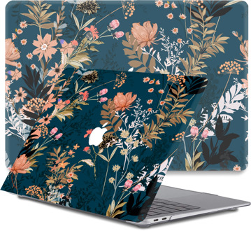 Lunso MacBook Air 13 inch (2010-2017) cover hoes - case - Urban Park Blauw, Groen, Bruin, Roze, Meerdere kleuren