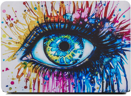 Lunso MacBook Air 13 inch (2018-2019) cover hoes - case - Kleurrijk Oog Meerdere kleuren