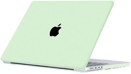 Lunso MacBook Air 13 inch (2022-2026) cover hoes - case - Candy Honeydew Green Groen