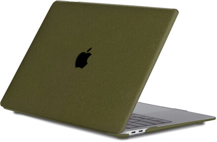 Lunso MacBook Air 13 inch M1 (2020) cover hoes - case - Sand Army Green Groen