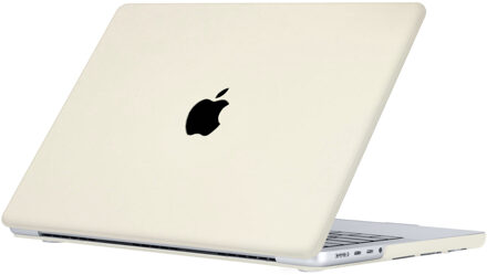 Lunso MacBook Air 15 inch (2023-2025) cover hoes - case - Candy Rock Grey Grijs