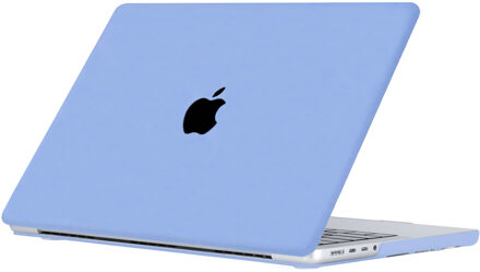 Lunso MacBook Air 15 inch (2023-2025) cover hoes - case - Candy Tranquility Blue Blauw