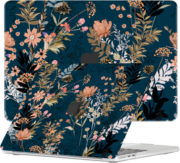 Lunso MacBook Air 15 inch (2023-2025) cover hoes - case - Urban Park Blauw, Groen, Roze, Oranje, Meerdere kleuren