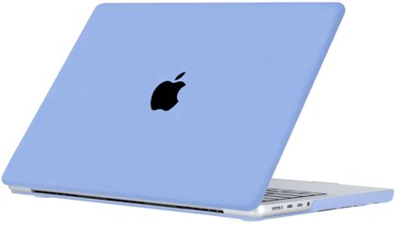 Lunso MacBook Air 15 inch (2023-2026) cover hoes - case - Candy Tranquility Blue Blauw