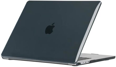 Lunso MacBook Air 15 inch (2023-2026) cover hoes - case - Glanzend Zwart