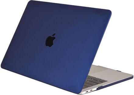 Lunso MacBook Air 15 inch (2023-2026) cover hoes - case - Mat Marineblauw