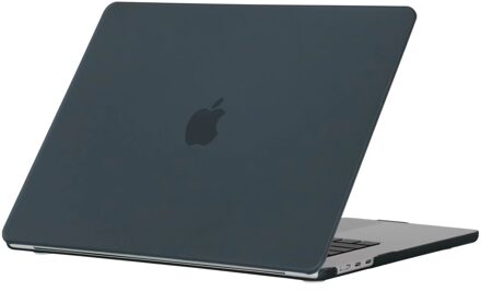 Lunso MacBook Air 15 inch M2/M3 (2023-2024) cover hoes - case - Mat Zwart