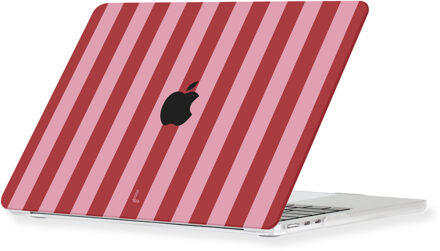 Lunso MacBook Neo cover hoes - case - Candy Floss Rood, Roze