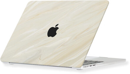 Lunso MacBook Neo cover hoes - case - Creamy Vibes Wit