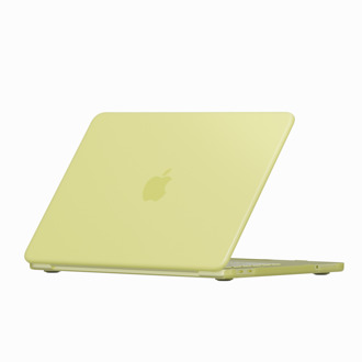 Lunso MacBook Neo cover hoes - case - Mat Citrine Geel