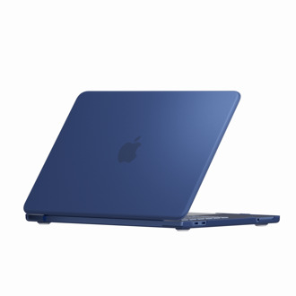 Lunso MacBook Neo cover hoes - case - Mat Indigo Blauw