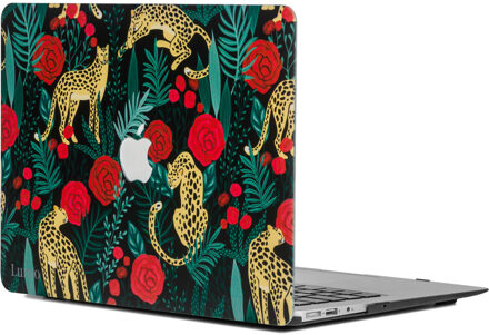 Lunso MacBook Pro 13 inch (2012-2015) cover hoes - case - Leopard Roses Meerdere kleuren