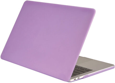 Lunso MacBook Pro 13 inch (2012-2015) cover hoes - case - Mat Paars