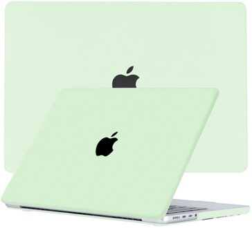 Lunso MacBook Pro 13 inch M1/M2 (2020-2022) cover hoes - case - Candy Honeydew Green Groen