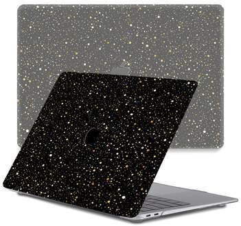 Lunso MacBook Pro 13 inch M1/M2 (2020-2022) cover hoes - case - Million Nights Zwart, Meerdere kleuren