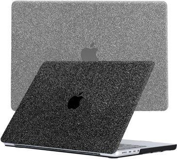 Lunso MacBook Pro 14 inch (2021-2023) cover hoes - case - Glitter Zwart
