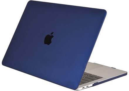 Lunso MacBook Pro 14 inch (2021-2026) cover hoes - case - Mat Marineblauw