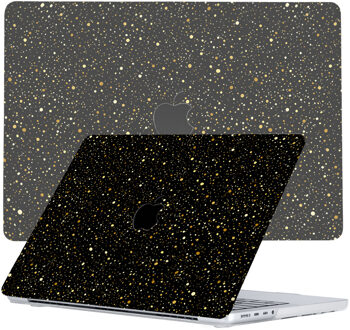 Lunso MacBook Pro 14 inch (2021-2026) cover hoes - case - Million Nights Zwart, Meerdere kleuren