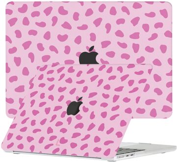 Lunso MacBook Pro 16 inch (2021-2026) cover hoes - case - Pebble Charm Roze