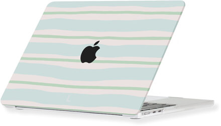 Lunso MacBook Pro 16 inch (2021-2026) cover hoes - case - Soft Surf Blauw, Wit, Groen, Meerdere kleuren