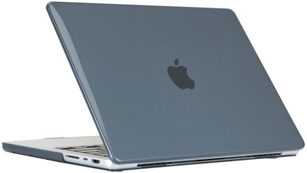 Lunso MacBook Pro 16 inch M1/M2 (2021-2023) cover hoes - case - Glanzend Zwart