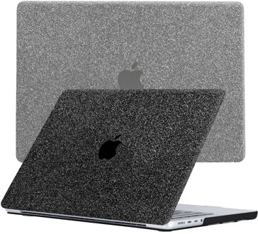 Lunso MacBook Pro 16 inch M1/M2 (2021-2023) cover hoes - case - Glitter Zwart