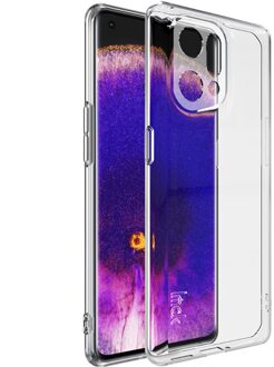 Lunso Oppo Find X5 - TPU Backcover hoes - Transparant