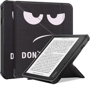 Lunso Origami sleepcover hoes - Kobo Sage - Don't Touch Meerdere kleuren