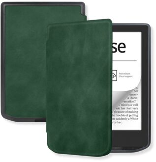 Lunso PocketBook Verse / Verse Pro / Verse Color Slim hard case hoes (6 inch) - sleepcover - Groen